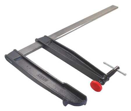 Bessey 24 in Bar Clamp, Forged Steel Handle and 10 in Throat Depth CDS24-10WP