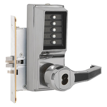 KABA SIMPLEX Mechanical Push Button Lockset, 8000 R8146B-026-41