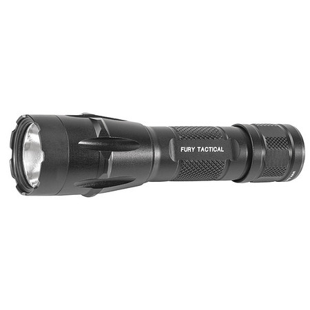 Surefire Black Rechargeable Tactical Handheld Flashlight, 18650, 1,500 lm lm FURY-DFT