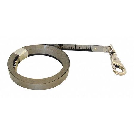 US TAPE 25 ft Oil Gauging Tape Measures, 1/2 in Blade 58914