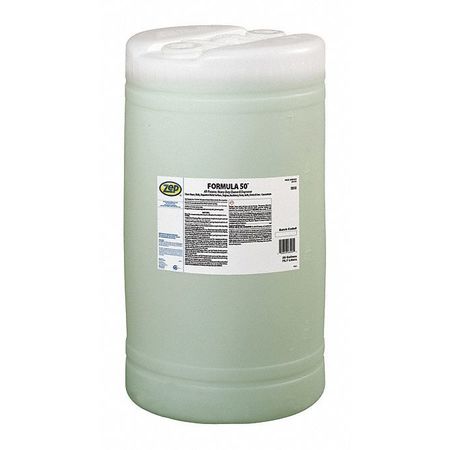 ZEP Liquid 20 gal. Formula 50 Cleaner and Degreaser, Plastic Drum 85950