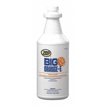 Zep Liquid 1 qt. Big Orange-E Degreaser, Bottle 12 PK 139701