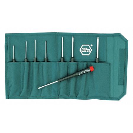 WIHA Screwdriver Set, 8 pcs, Round Shank 26499