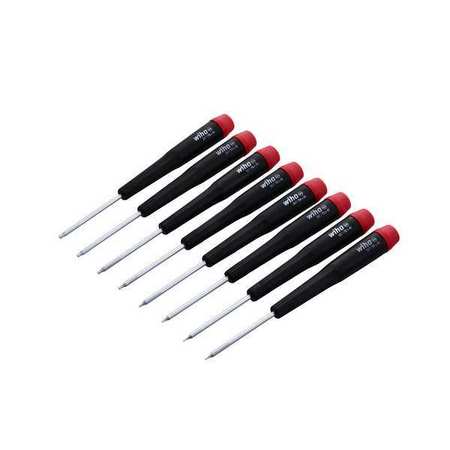 Wiha Screwdriver Set, 8 pcs, Round Shank 26791