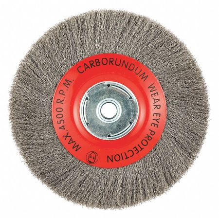 ZORO SELECT Wire Wheel Brush, 0.008" dia. Wire 66252838680