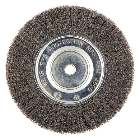 ZORO SELECT Wire Wheel Brush, 0.014" dia. Wire 66252838601