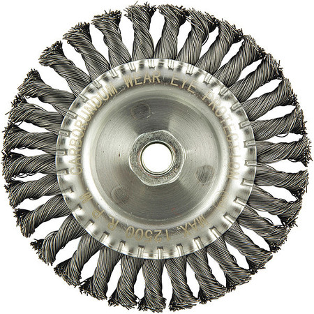 ZORO SELECT Wire Wheel Brush, 0.020" dia. Wire 66252838599