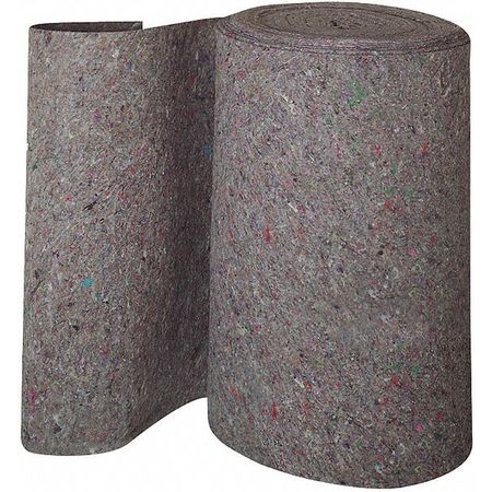 SPILLTECH Absorbent Roll, 26.5 gal, 19 in x 100 ft, Universal, Multi-Color, Acrylic Fibers, Polyester RRUG18H