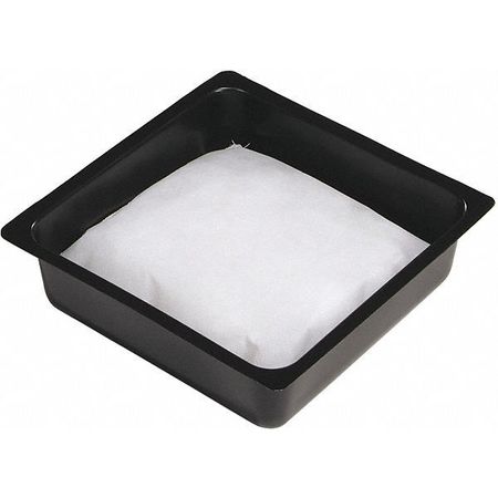 SPILLTECH Absorbent Pillow In Pan, 18 gal, Oil-Based Liquids, Black, White, Polyproylene, 36 PK WPIL1224