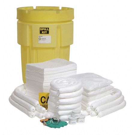 SPILLTECH Spill Kit, Drum, Oil-Based Liquids SPKO-95