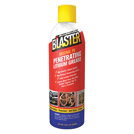 Blaster Multipurpose Grease, Petroleum Base Oil, 8 Oz. GR-8A-PB