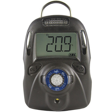Macurco Single Gas Detector, O2, Black, LCD MP100-O2-25