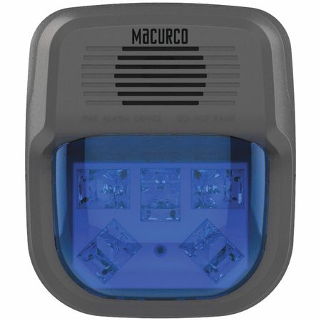 Macurco Horn Strobe Alarm, 4-3/4" L, 2" W, LED HS-B