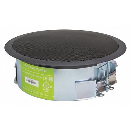 SOUNDTUBE In-Ceiling Speaker, Black, 64 Max. Wattage CM82-EZS-II-BK