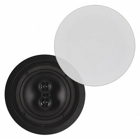 PHASETECH In-Ceiling Speaker, White, 100 Max Wattage CS-6R DVT