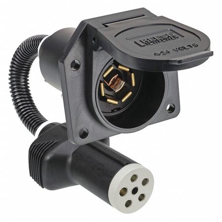 REESE Trailer Wiring Adapter, Black, 5-5/8" H 8536200