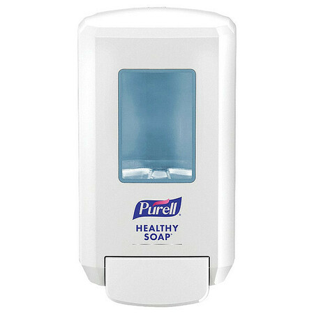 PURELL Soap Dispenser, Wall Mount, Manual, Push-Style, White 5130-01