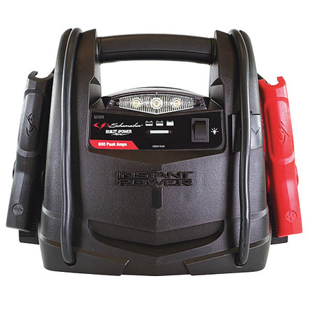 Schumacher Electric Battery Jump Starter, 12VDC, 10-5/8" W SJ1329