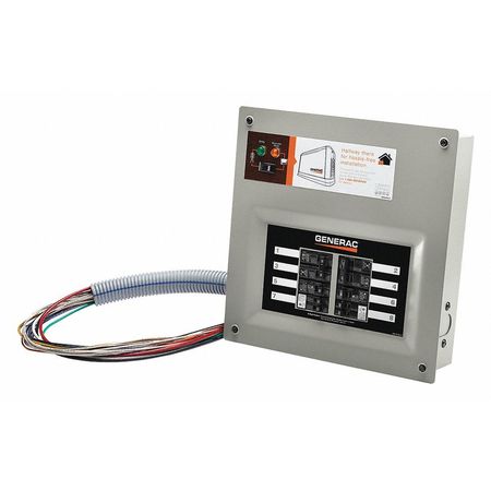 Generac 50 Amp Indoor Transfer Switch Kit for 10-16 circ, Stand-alone, Upgradeable 9854
