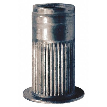 AVK Rivet Nut, M8-1.25 Thread Size, 170.4 mm Flange Dia., 17.53 mm L, Aluminum, 10 PK ALA1-8125-3.8