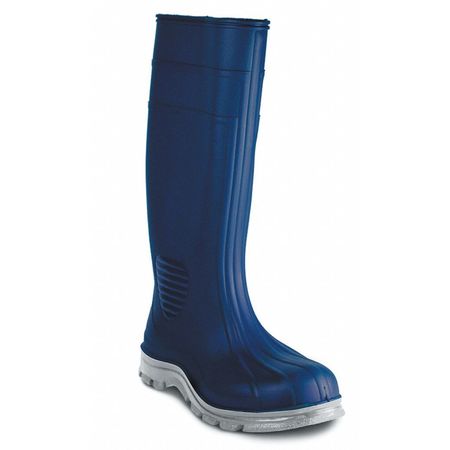 TALON TRAX Size 8 Men's Steel Rubber Boot, Blue 445L30