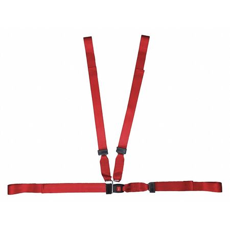 DICK MEDICAL SUPPLY Strap, Red, 6 ft. L x 2-1/2" W x 3" H 11160 RD