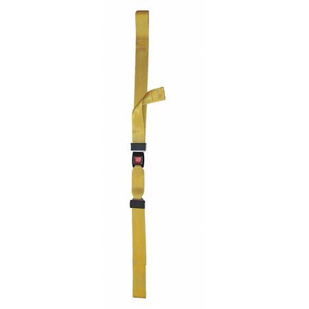 DICK MEDICAL SUPPLY Strap, Yellow, 6 ft. L x 2-1/2" W x 3" H 11163 YL