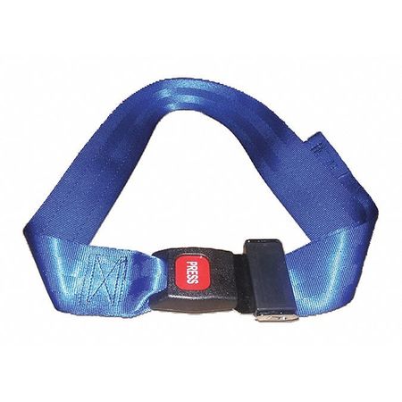 DICK MEDICAL SUPPLY Strap, Blue, 3 ft. L x 2-1/2" W x 3" H 11031 BL