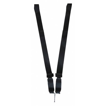 DICK MEDICAL SUPPLY Strap, Black, 5 ft. L x 2-1/2" W x 3" H 11154 BK