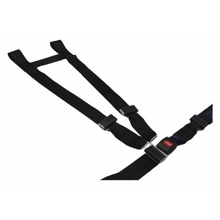 DICK MEDICAL SUPPLY Strap, Black, 6 ft. L x 2-1/2" W x 3" H 11160 BKF