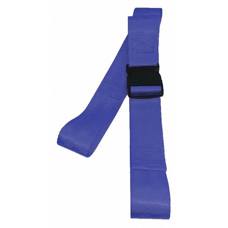 DICK MEDICAL SUPPLY Strap, Blue, 7 ft. L x 2-1/2" W x 3" H 17172 BL