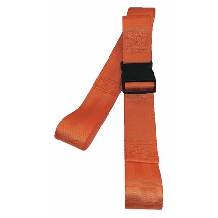 DICK MEDICAL SUPPLY Strap, Orange, 9 ft. L x 2-1/2" W x 3" H 17192 OR