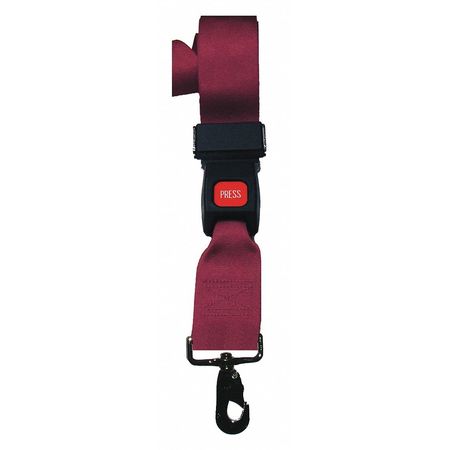 DICK MEDICAL SUPPLY Strap, Maroon, 7 ft. L x 2-1/2" W x 3" H 11272 MA