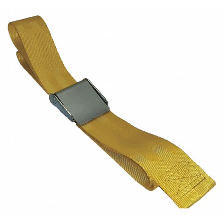 DICK MEDICAL SUPPLY Strap, Yellow, 9 ft. L x 2-1/2" W x 3" H 12091 YL