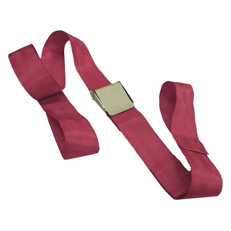 DICK MEDICAL SUPPLY Strap, Maroon, 5 ft. L x 2-1/2" W x 3" H 12152 MA