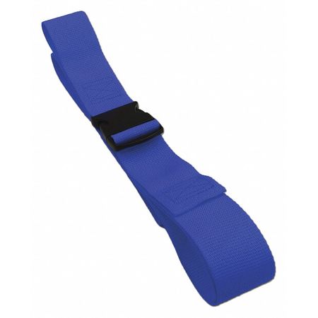 DICK MEDICAL SUPPLY Strap, Blue, 9 ft. L x 2-1/2" W x 3" H 27091 BL