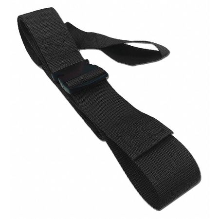 DICK MEDICAL SUPPLY Strap, Black, 7 ft. L x 2-1/2" W x 3" H 27172 BK