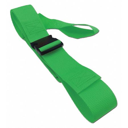 DICK MEDICAL SUPPLY Strap, Green, 5 ft. L x 2-1/2" W x 3" H 27152 GR