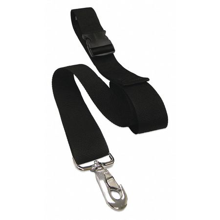 DICK MEDICAL SUPPLY Strap, Black, 5 ft. L x 2-1/2" W x 3" H 27252 BK