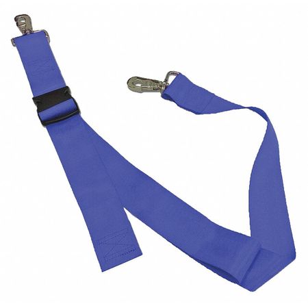 DICK MEDICAL SUPPLY Strap, Blue, 7 ft. L x 2-1/2" W x 3" H 17272 BL