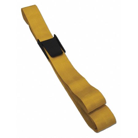 DICK MEDICAL SUPPLY Strap, Yellow, 9 ft. L x 2-1/2" W x 3" H 19091 YL