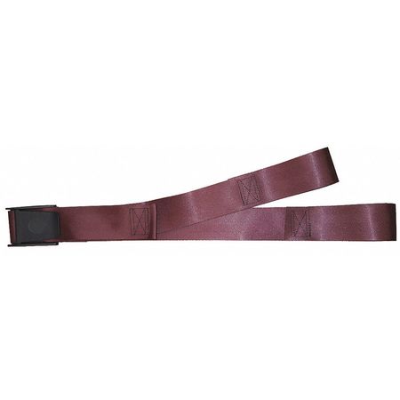 DICK MEDICAL SUPPLY Strap, Maroon, 9 ft. L x 2-1/2" W x 3" H 19192 MA