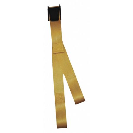 DICK MEDICAL SUPPLY Strap, Yellow, 9 ft. L x 2-1/2" W x 3" H 19192 YL