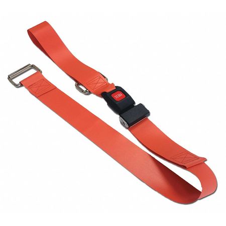 DICK MEDICAL SUPPLY Strap, Orange, 7 ft. L x 2-1/2" W x 3" H 31672 OR