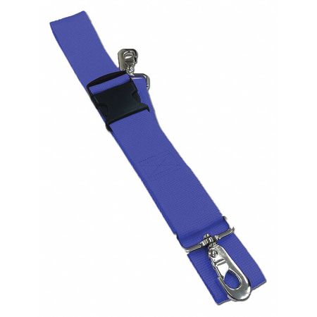 DICK MEDICAL SUPPLY Strap, Blue, 5 ft. L x 2-1/2" W x 3" H 27252 BL