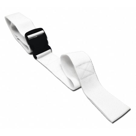 DICK MEDICAL SUPPLY Strap, White, 5 ft. L x 2-1/2" W x 3" H 28152 WH