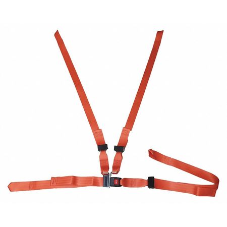 DICK MEDICAL SUPPLY Strap, Orange, 6 ft. L x 2-1/2" W x 3" H 61160 OR