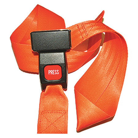 DICK MEDICAL SUPPLY Strap, Orange, 7 ft. L x 2-1/2" W x 3" H 61172 OR