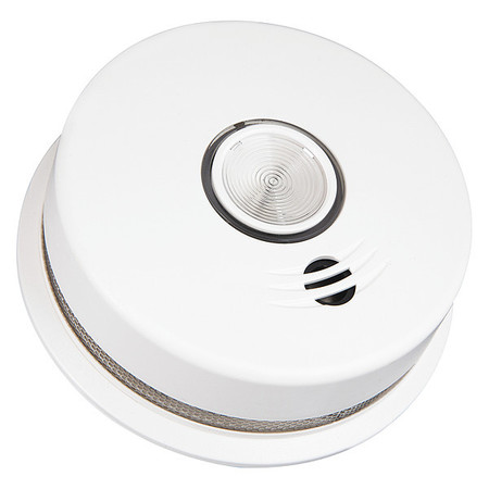 KIDDE Smoke Alarm, Photoelectric Sensor, 85 dB @ 10 ft Audible Alert, Sealed Lithium Ion P4010LDCS-W