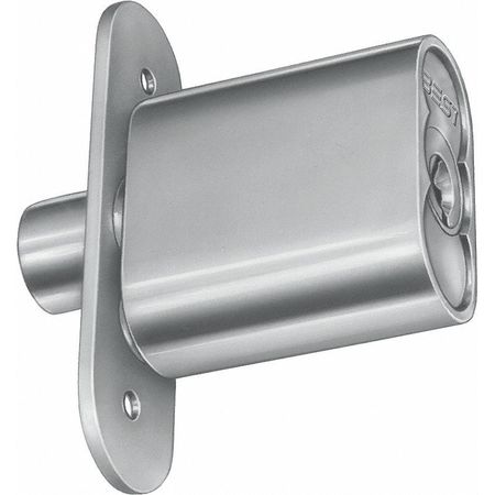 BEST Sliding Door Push Lock, Satin Chrome 2S73626